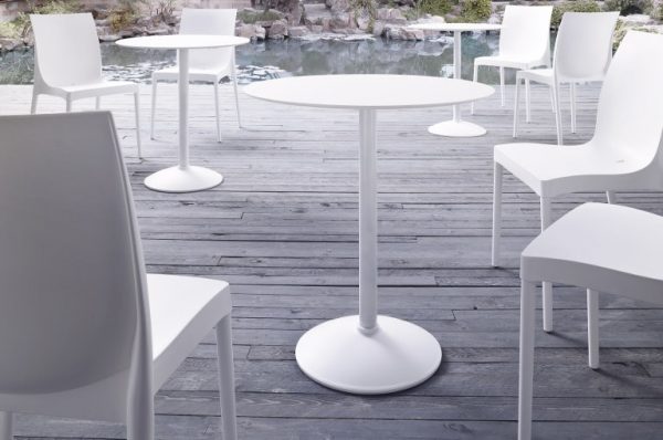 Mesa alta Cerchio / LZ de Labenze, Mesas italianas, mesas para hogar, mesas para cafeterías, mesas para restaurantes