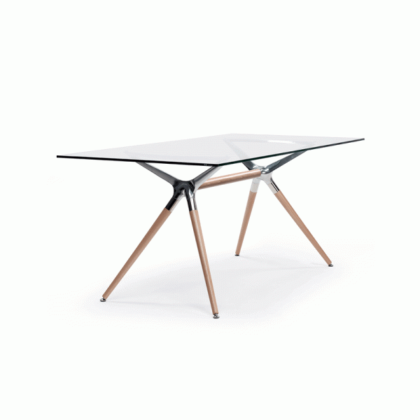 Mesa Metropolis de Labenze, Mesas italianas, mesa de SCAB Design diseño de Centro Stile Scab, mesas con cubierta de cristal, mesas para comedor, mesas para hogar