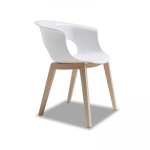 Silla Miss B Natural de Labenze, silla de SCAB Design, Sillas para casa, sillas para comedor, sillas de visita, sillas para restaurantes, sillas para cafeterías, sillas para hoteles, sillas de policarbonato