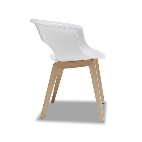 Silla Miss B Natural de Labenze, silla de SCAB Design, Sillas para casa, sillas para comedor, sillas de visita, sillas para restaurantes, sillas para cafeterías, sillas para hoteles, sillas de policarbonato