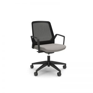 BUDDYis3, silla operativa para oficina, sillas de Interstuhl, sillería operativa para oficina, sillas tapizadas en malla y tela, sillería tapizada en malla y tela, sillas giratorias