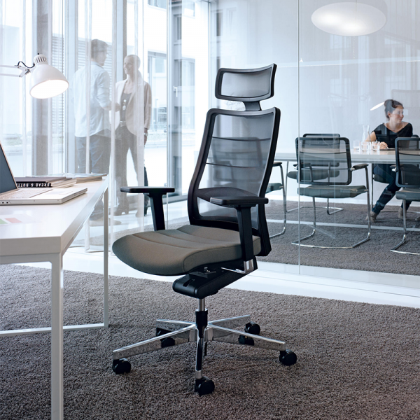 Silla Air Pad 3C54C de Interstuhl, sillas para oficina, sillería para oficina, sillas ejecutivas, sillería ejecutiva, sillas con certificación para oficinas, sillería con certificación para oficinas, sillas cómodas, sillas ergonómicas, sillas de Interstuhl
