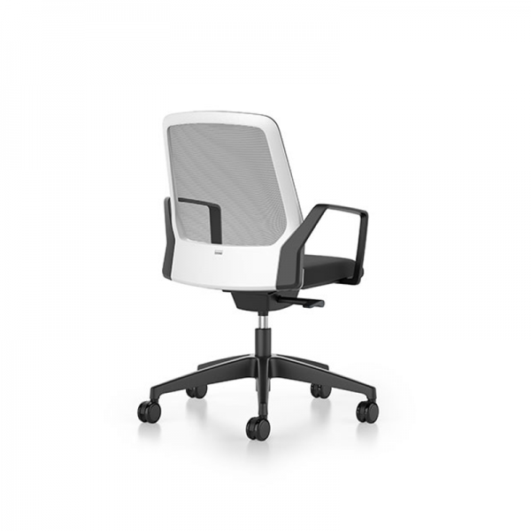 BUDDYis3, silla operativa para oficina, sillas de Interstuhl, sillería operativa para oficina, sillas tapizadas en malla y tela, sillería tapizada en malla y tela, sillas giratorias