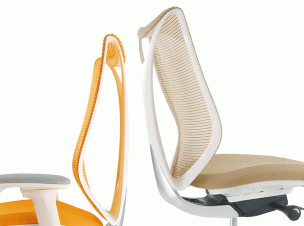 Silla Sabrina de Okamura, sillas japonesas para oficina, sillas importadas para oficina, sillas tapizadas en malla, sillas ergonómicas para oficina